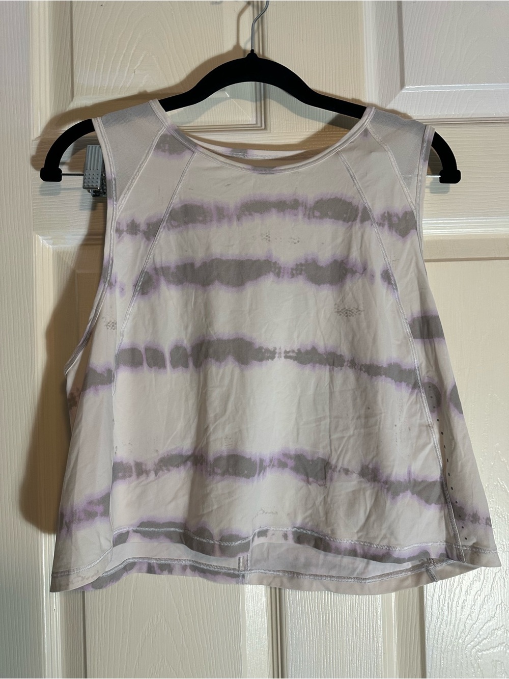 lululemon athletica Women's Sleeveless Tie-Dye Tank - White & Light Purple